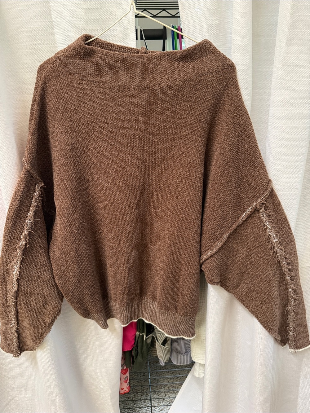 Women's Chocolate Brown Relaxed Sweater